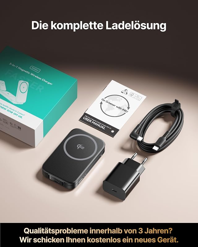 for Mag-Safe Ladegerät, 15W Qi2-Zertifiziertes Induktive Ladestation
