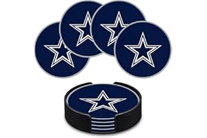 Rico Industries NFL Football Classic Favorites: PVC Coaster Set (4-Pack)
