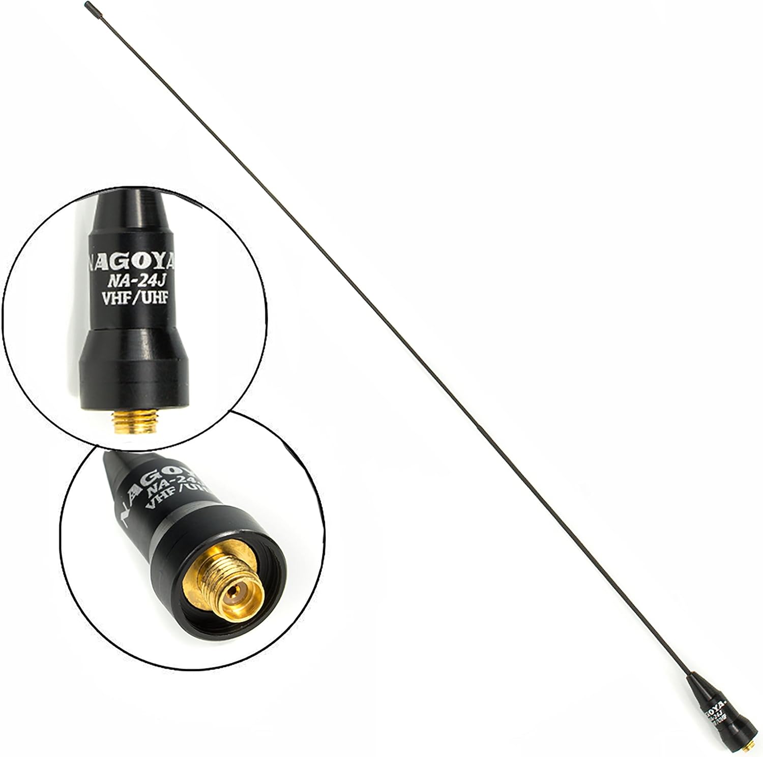 Authentic Genuine Nagoya NA-771 15.6-Inch Whip VHF/UHF (144/430Mhz) Antenna SMA-Female for BTECH and BaoFeng Radios: Electronics