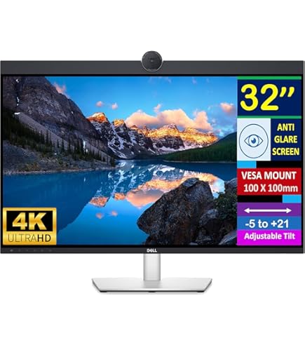 Dell 4K ビデオ会議用モニター U3223QZ 新品 未使用品 Dell 32