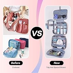 BOYATU Travel Toiletry Bag Hanging Makeup