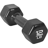Cap Barbell Vinyl Coated Dumbbell | 1-15 LB Single or Pair