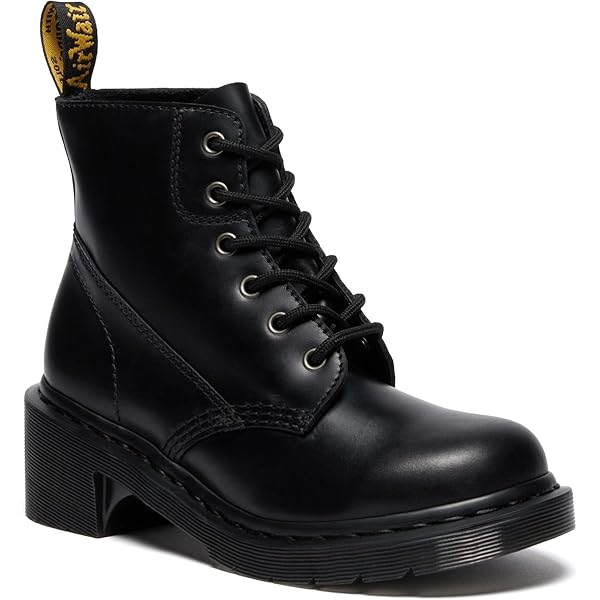 Amazon.com | Dr. Martens Women's Jadon Boot,Black Polished Smooth