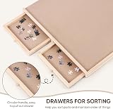 Ruication Jigsaw Puzzle Board 75x53 cm 4 Drawers 1000-Piece Working Surface view 3