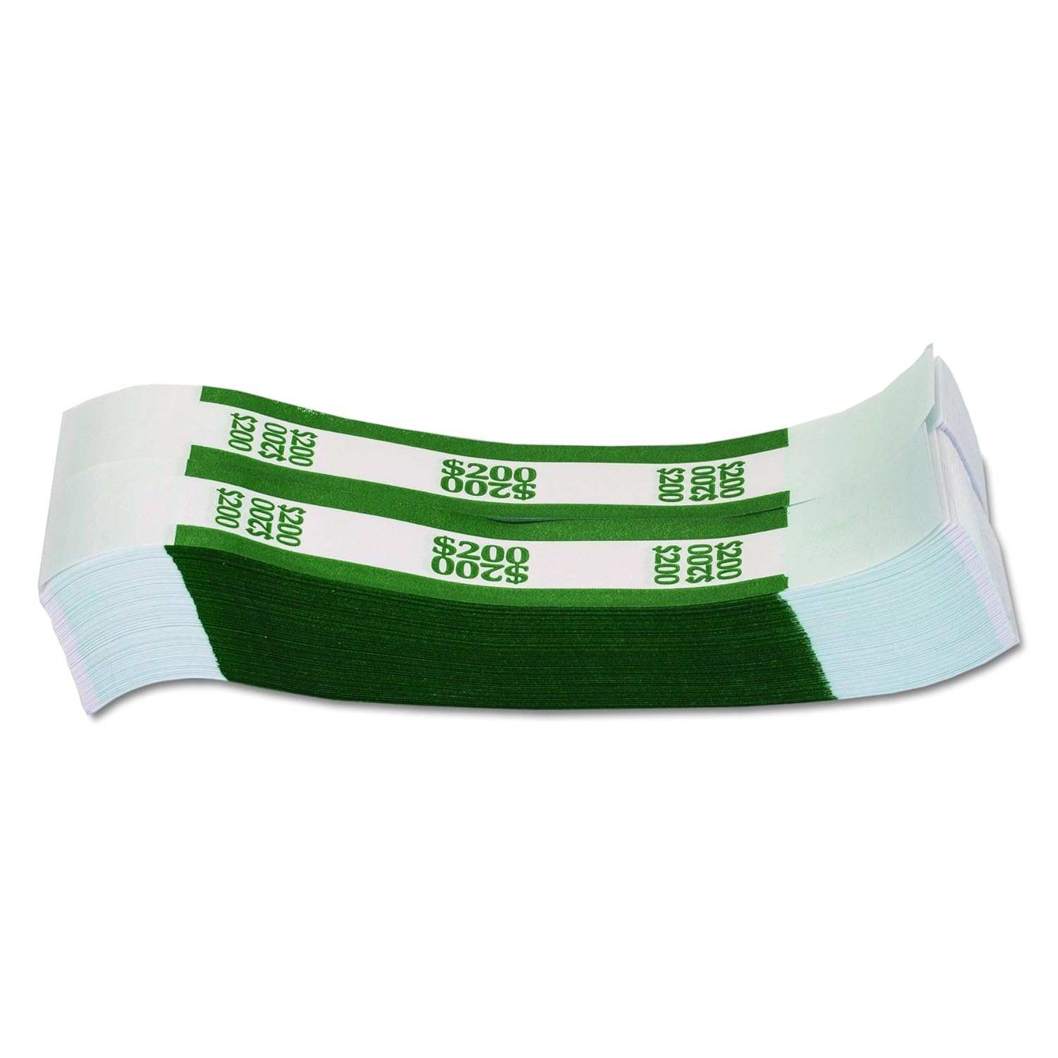 MMF Industries Currency Straps for Twos, 200 Dollar Capacity, 1.25 Inch