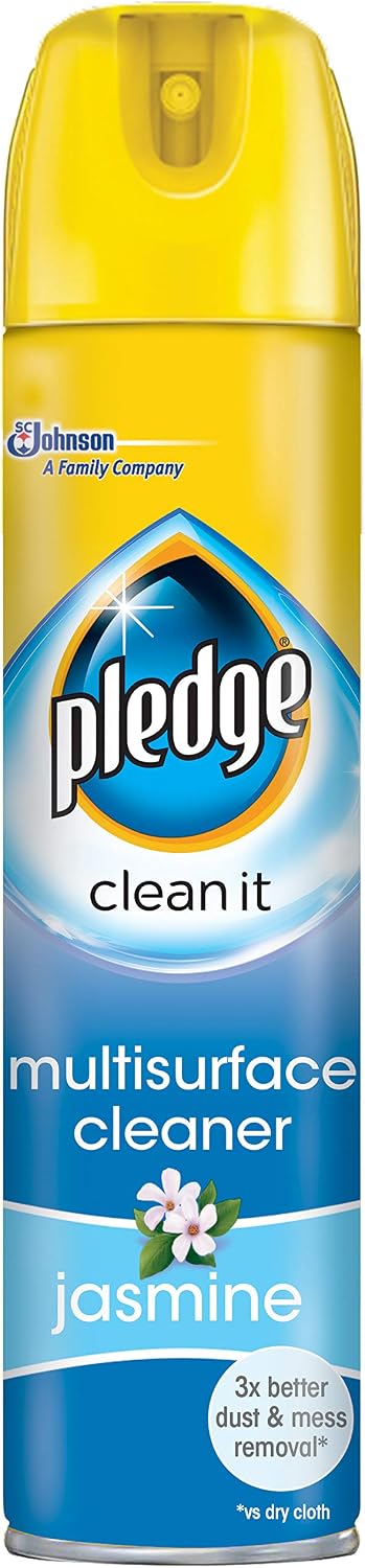 Pledge Clean It Multisurface Polish Cleaner Jasmine 250ml, 250 ml (Pack of 1)