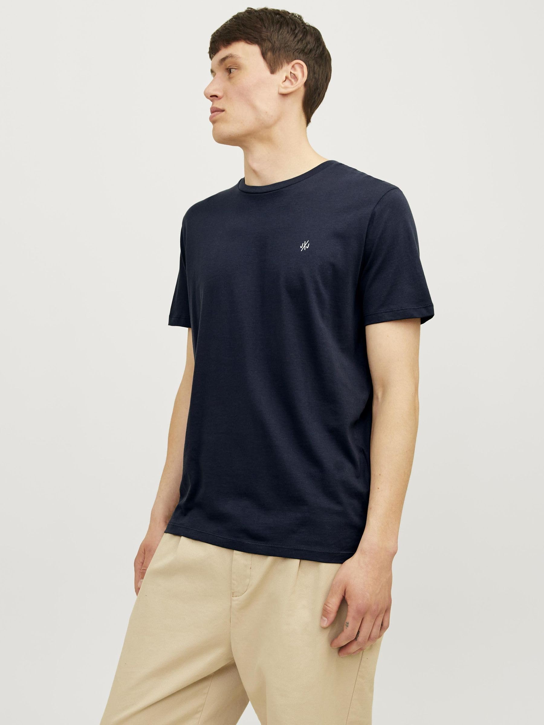 JACK & JONES Male T-Shirt 5er-Pack SWhite 2 7