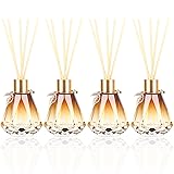 4pcs Reed Diffuser Empty Bottles With 20pcs