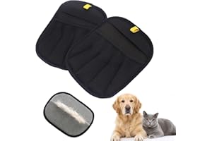 Magic Pet Hair Remover Gloves – Remove Fur from Clothing, Sofa, Bedding & Upholstery – Reusable Lint Hair Brushing