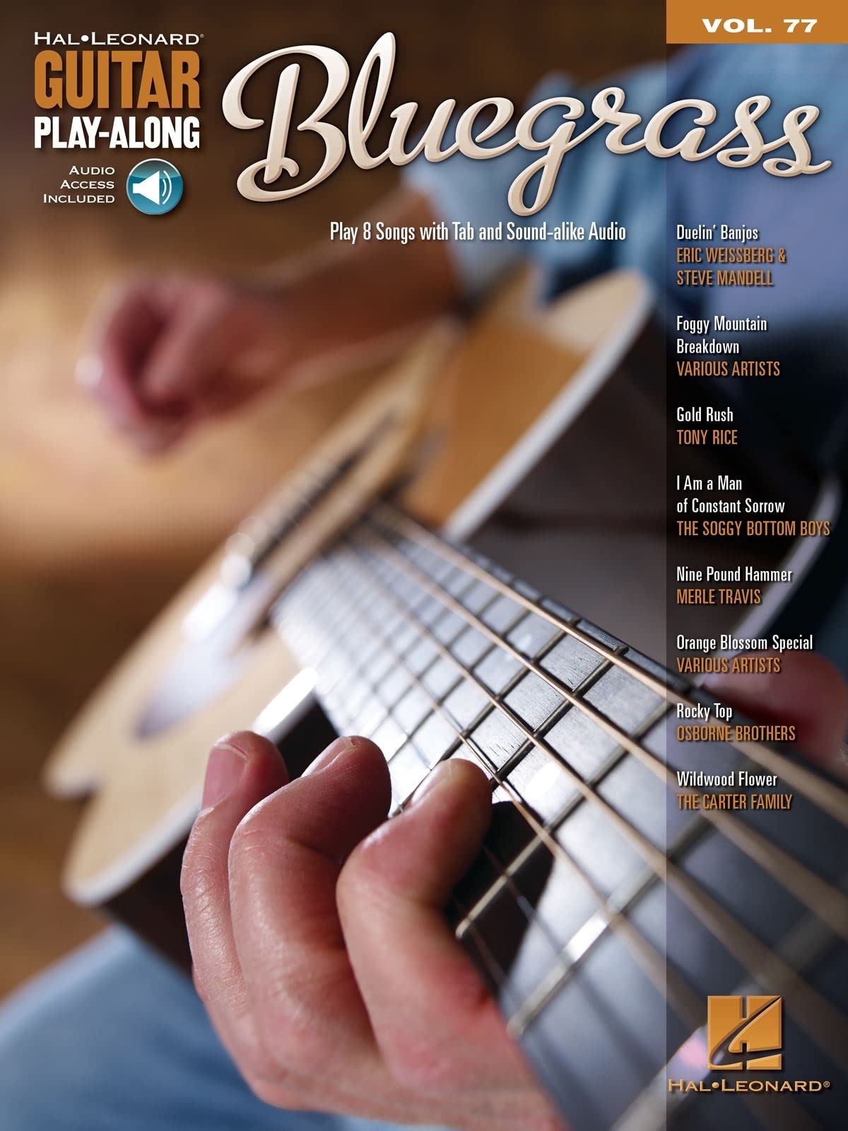Guitar Play Along Volume 77 Bluegrass Guitar Bk/Cd (Hal Leonard Guitar Play-Along)