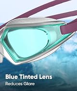 Speedo Hydropulse Youth Goggle Unisex Adjustable Anti Fog Anti Leak Deep Plum view 6
