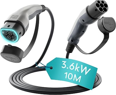 Ratio Electric Type 2 Charging Cable 3kW 10m 1-Phase Mode 3 Holland