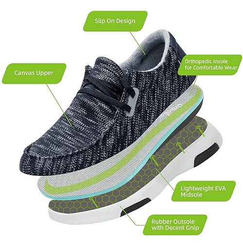 OrthoComfoot Womens Arch Support Slip On for Plantar Fasciitis