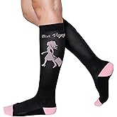 Compression Socks for Men and Women, 20-30 mmHG, Graduated Compression for Flight, Travel, Sports, Pregnancy, Running