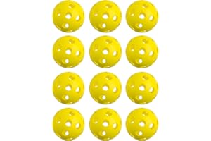 Cannon Sports 12-Inch Plastic Softballs – 12 Pack of Official Size Plastic Practice Softballs – Perfect for Hitting, Pitching