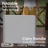 Oypla Heavy Duty Folding 6ft Trestle Table White - Garden Catering Table view 5