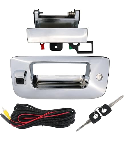 Tailgate Handle Bezel With Backup Camera Housing For Chevy Silverado / GMC Sierra (2007-2013 Models)