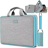 ZINZ Laptop Case 15 15.6 16 inch Sleeve, Expandable Computer Hand Bag with Multi-pockets Compatible with MacBook Pro 16 inch M4/M3/M2/M1, MacBook Air/Pro 15 inch and 15-16 inch Notebooks，G01Y01