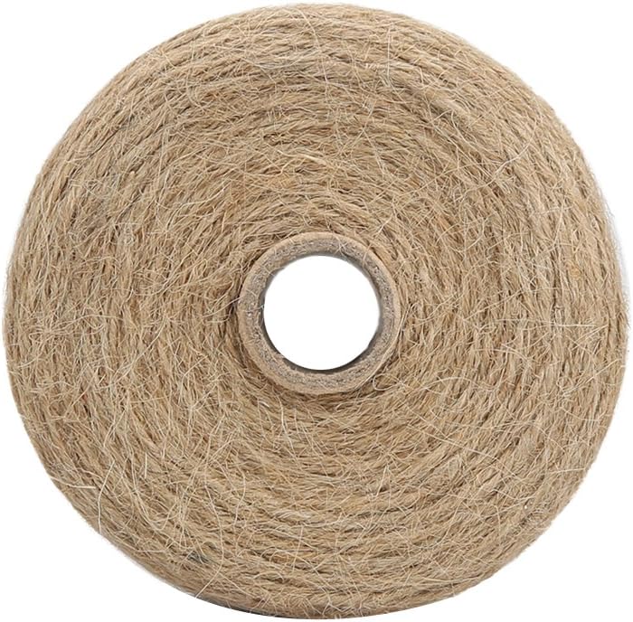 tenn well 300M Jute Twine String, 3 Ply 1.8mm Thick Garden Twine String for DIY Crafts Gift Wrapping - Image 5