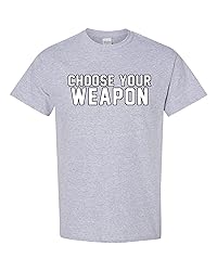 City Shirts Mens Choose Your Weapon Gamer Funny DT