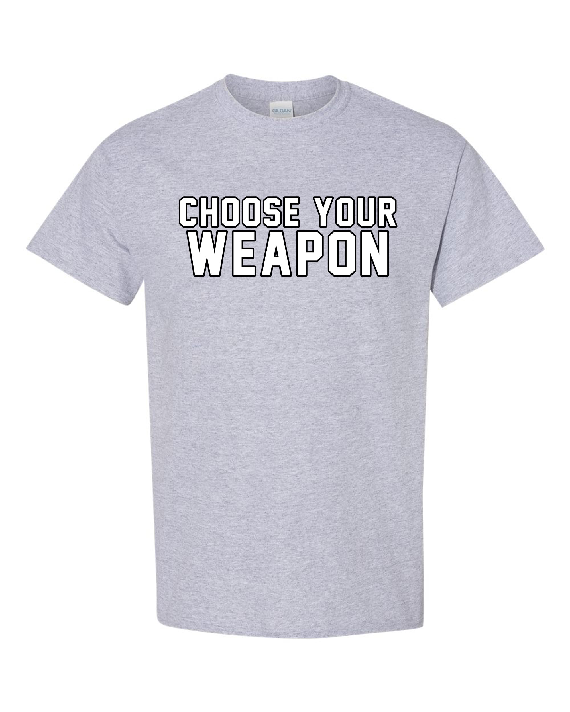 City Shirts Mens Choose Your Weapon Gamer Funny DT
