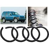 4PCS Universal Coil Spring Silencer Insulator Rubber Sleeve Front Rear Lower Suspension Noise Reducer Protector For Car Suv Van Truck