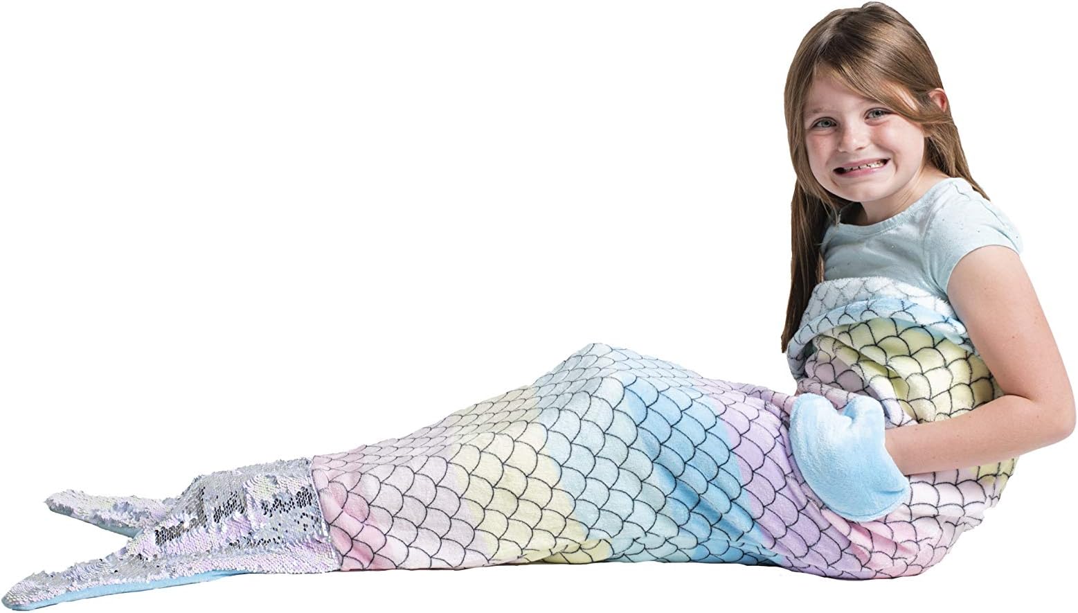 High Desert Gear Mermaid Blanket Snuggle Sack (Pastel)
