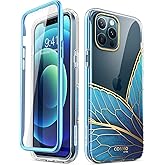 i-Blason Cosmo Series Slim Full-Body Protective Case for 6.7-Inch iPhone 12 Pro Max (2020 Release), Butterfly