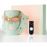 Red Light Therapy for Face, Red, Blue and Near-Infrared Light Therapy Mask for Face, Anti-Wrinkles & Facial Skincare, Portable & Rechargeable, LED Face Mask Light Therapy for Fine Lines and Blemishes.