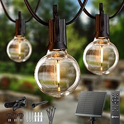 Brightown 58FT Solar String Lights Outdoor with