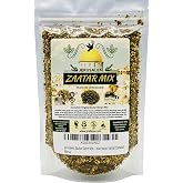 Julian's Valleys Jerusalem Za'atar Spice Mix (5 oz Jar) - Authentic Middle Eastern Seasoning with Wild Thyme, Pure Sumac, Toasted Sesame &amp; Fennel - Vegan, Non-GMO, No Preservatives or Citric Acid (Zaatar / Zatar / Zahtar)