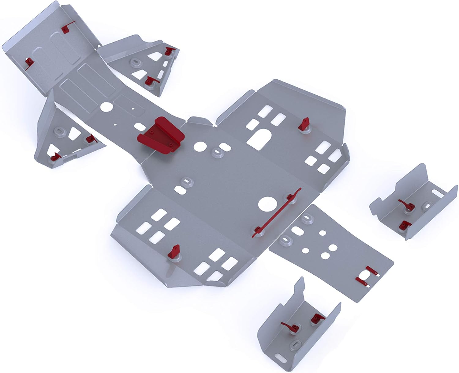 Amazon Com Rival Skid Plate Kit Incl Front And Rear A Arm Guards For Honda Atv Rincon Trx 680 Fa Fits All Models From 2015 To 2019 Automotive