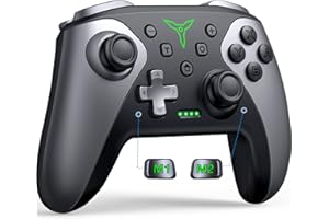 ELISWEEN Wireless Switch Controller for Nintendo Switch/Lite/OLED Controller, Switch Controller with a Mouse Touch Feeling on Back Buttons, Extra Switch Pro Controller with Wake-up,Programmable, Turbo Function