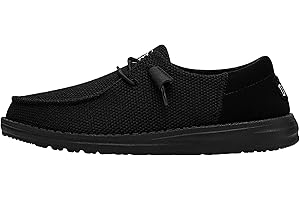 HEYDUDE Women's Wendy Canvas, Women’s Shoes, Women's Slip-on Loafers, Comfortable & Light-Weight