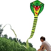 HENGDA KITE Large Power Snake Kites with Flying Line Outdoor Fun Sports Kite