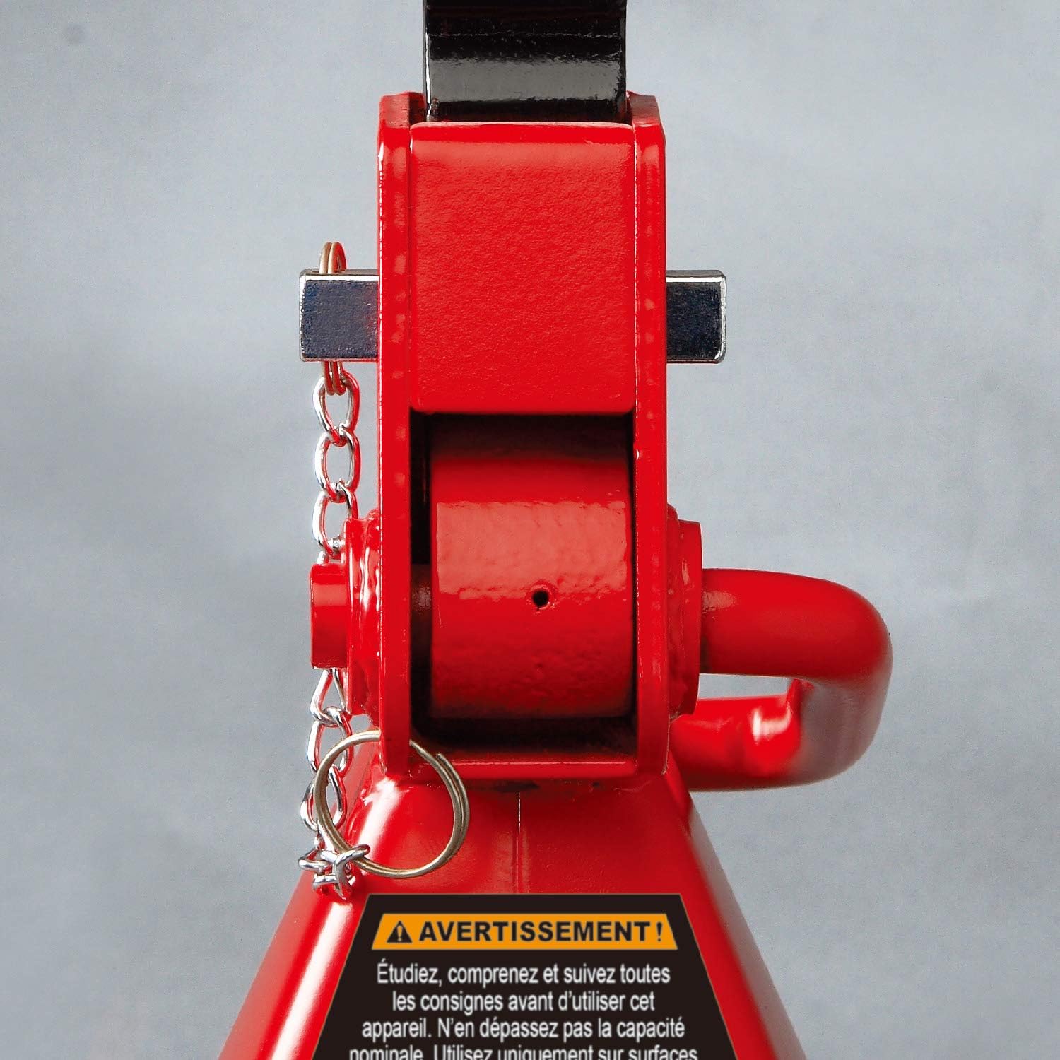 BIG RED T46002A Torin Steel Jack Stands: Double Locking, 6 Ton (12,000 lb) Capacity, Red, 1 Pair: Automotive