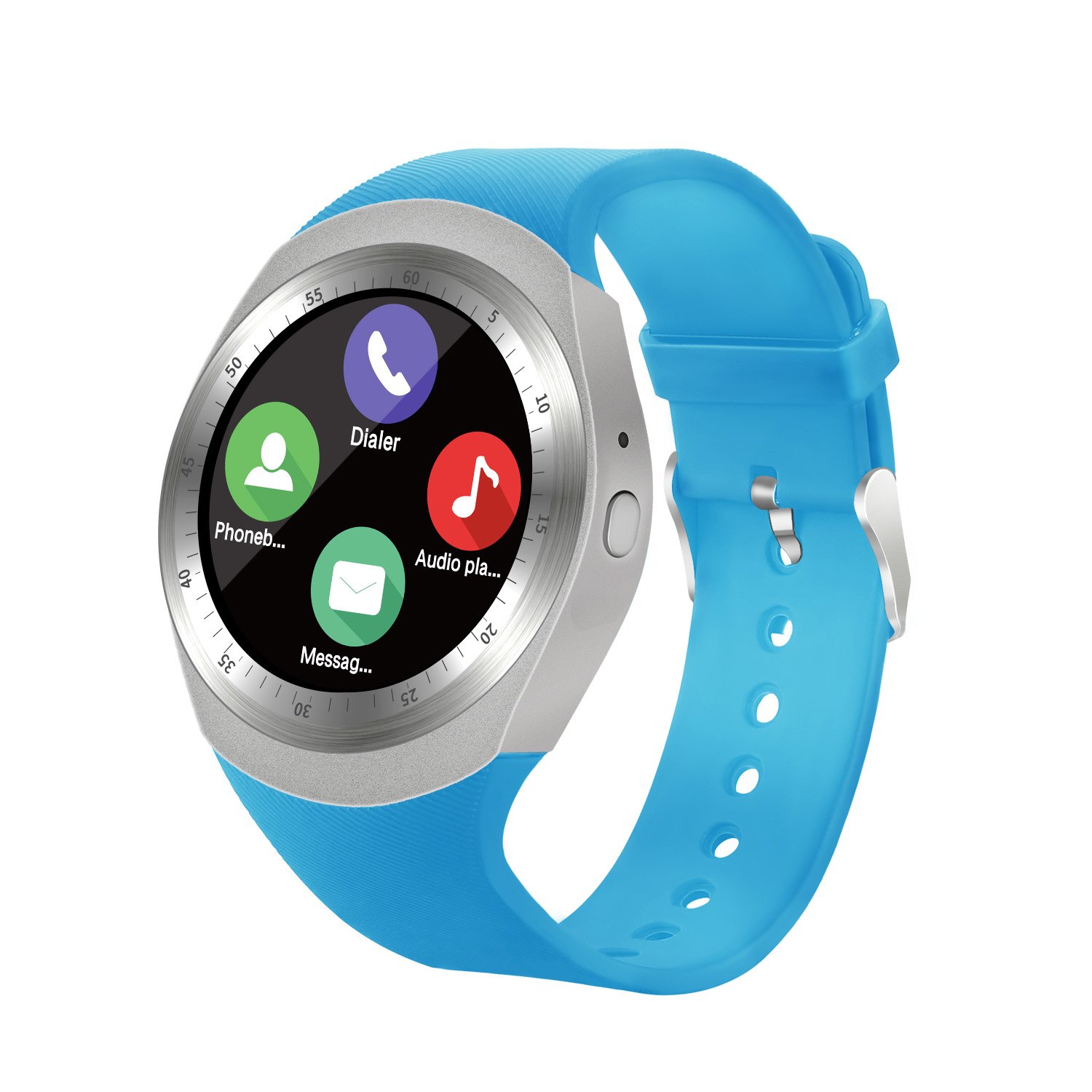 SEPVER Smart Watch SN05 Round Bluetooth Smartwatch with SIM Card Slot Compatible with Samsung LG Sony HTC Huawei Google Xiaomi Android Smart Phones ...