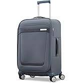 Samsonite Elevation Plus 22-Inch Carry-On - Expandable Softside Spinner Luggage - Slate