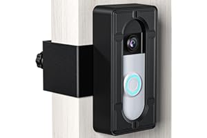 WISHBETY Anti-Theft Video Doorbell Mount Holder No Drill Compatible with Most Video Doorbell 2/3/4/Pro/Pro2/Wired/(2020 Release) Adjustable Mounting Bracket Accessories for houses, apartments
