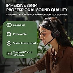 Yealink UH44 Teams Certified USB Wired Headset with