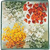 Hioyiwse Head Scarf For Women Hair Bandana 35" Large Square Satin Wrap Sleeping Neck Silk Satin Hair Scarves Lightweight