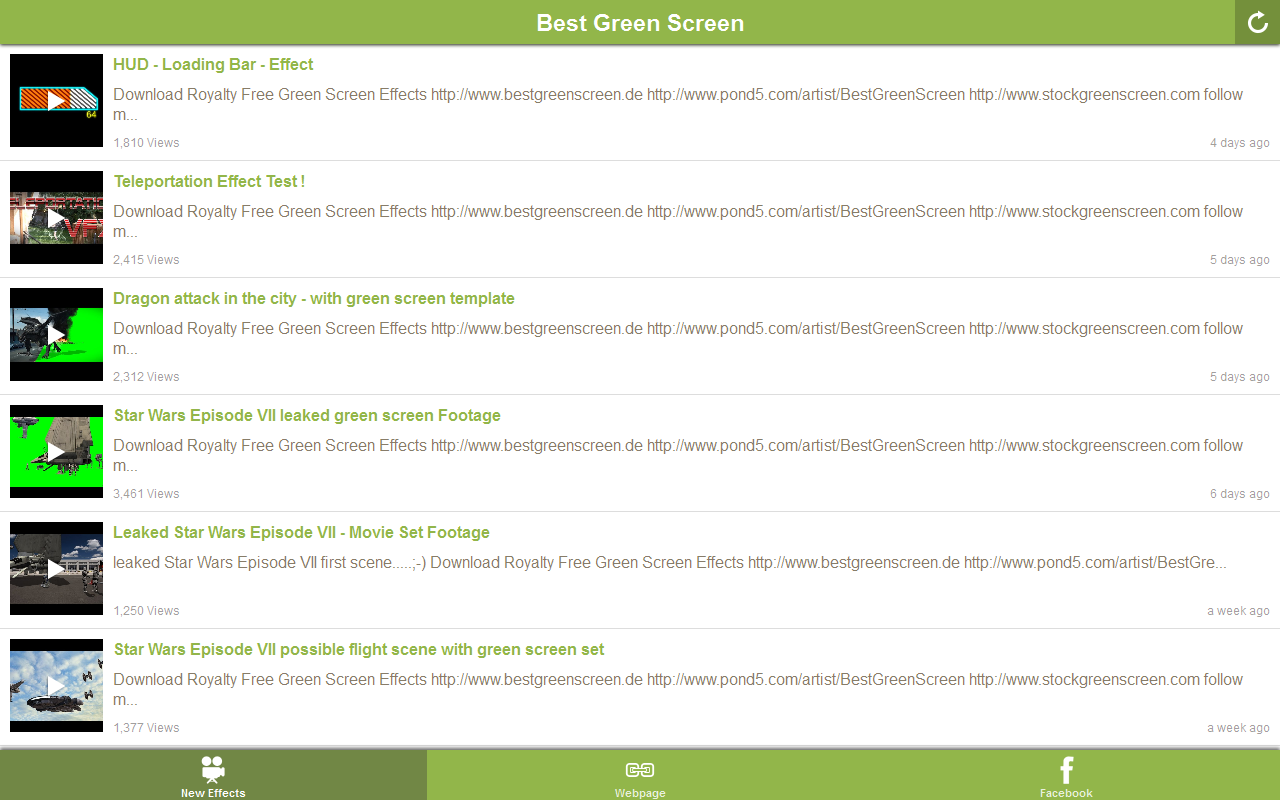 Best Green ScreenAmazon.esAppstore for Android