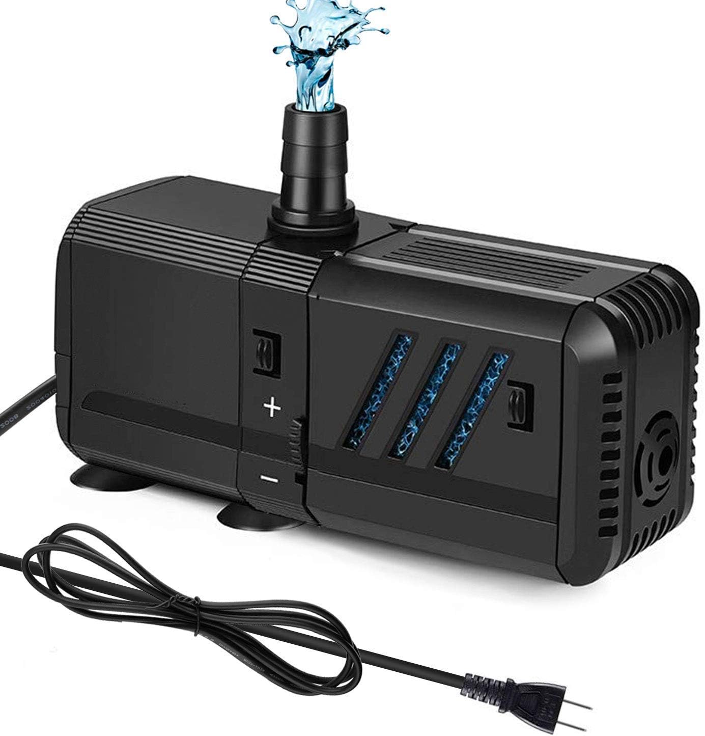 Amazon 水中ポンプ アクアリウム 500l H 潜水インストール 4 In 1 水ポンプ 水族館 水槽水循環 静音設計 循環ポンプ エアポンプ 6w Ireenuo ウォーターポンプ 通販
