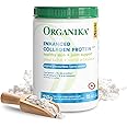 Organika Canadian-Made Enhanced Collagen Powder - for Healthy Hair, Skin, Nails, and Joints. Hydrolyzed Protein Peptides for
