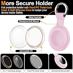 1Pack,Compatible with Airtag Holder Case with
