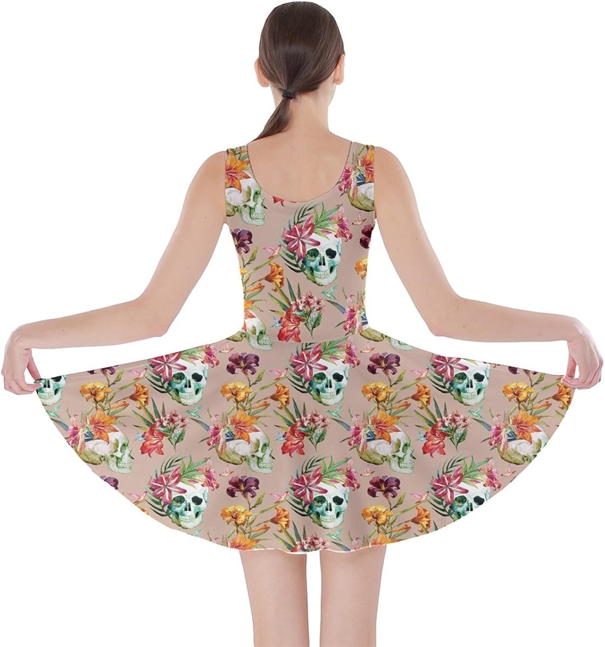 skeleton skater dress