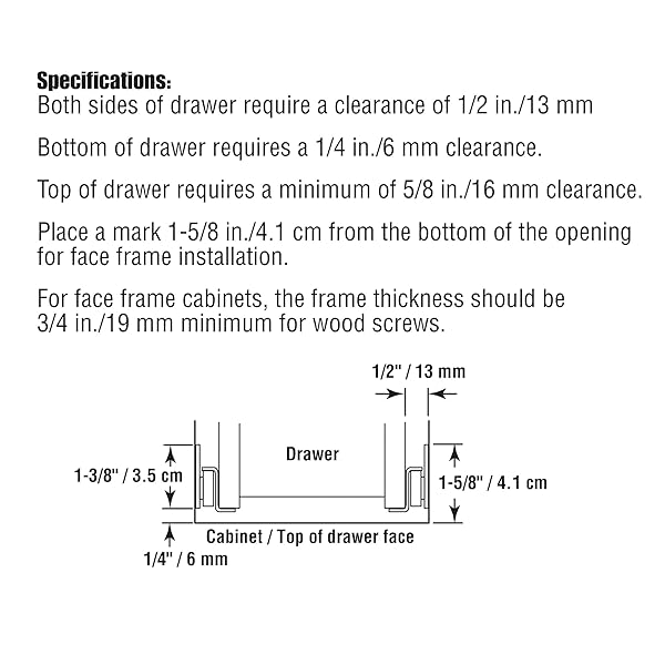 PRIME-LINE MP7211 DRAWER SLIDE KIT – REPLACE DRAWER TRACK HARDWARE – SELF-CLOSING DESIGN –FITS MOST BOTTOM/ SIDE-MOUNTED DRAWER SYSTEMS –17-3/4 IN. STEEL TRACKS, PLASTIC WHEELS, WHITE (1 PAIR)