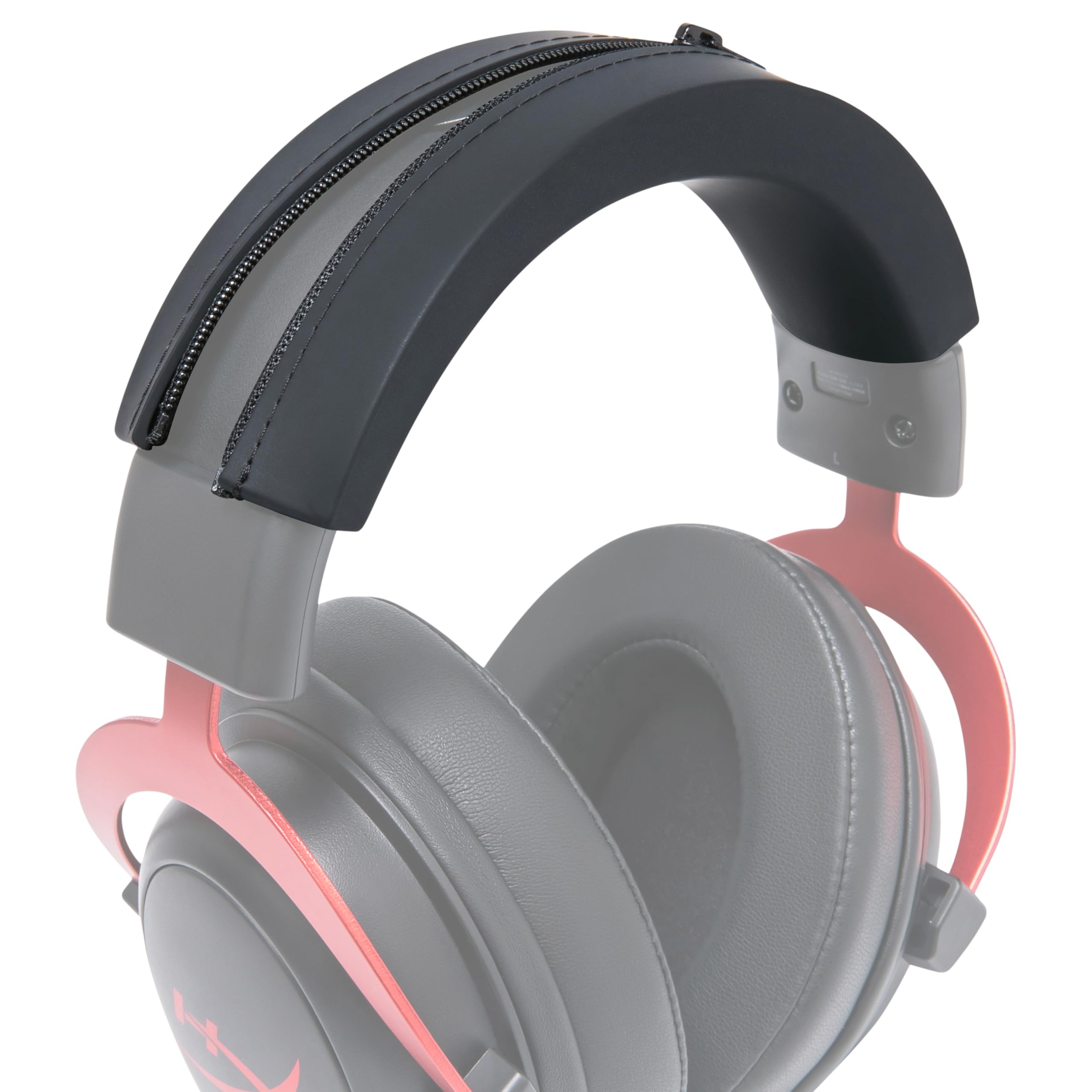 WC BandZ Cloud - Silicone Headband Cover for HyperX Cloud Series Headphones by Wicked Cushions | Enhanced Comfort, Style, & Sweat Protection | Exclusively for HyperX Cloud Series | Black