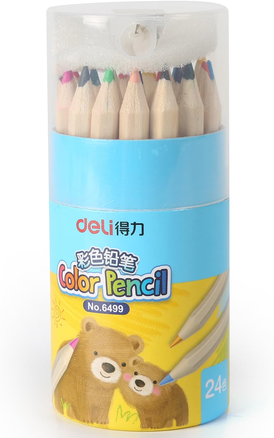 Amazon ミニサイズ 色鉛筆 缶入色鉛筆 鉛筆削り付き 12色 24色セット 子供の塗り絵 お絵描き ギフト 贈り物に最適 24色セット 缶入 並行輸入品 文房具 オフィス用品 文房具 オフィス用品