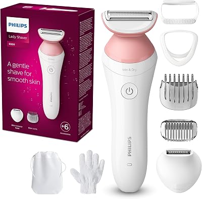 Philips Lady Shaver Series 6000 BRL146/00 Cordless Wet Dry White